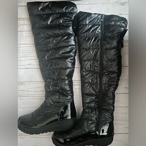 NEW- Over the Knee Boots-WomenWaterproof Thigh High Boots Fur Lined Winter Boots